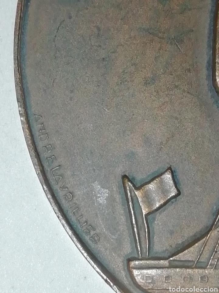 Medallas tem&aacute;ticas: Medalla, Compa&ntilde;&iacute;a naviera, Centenario de servicios - Foto 3