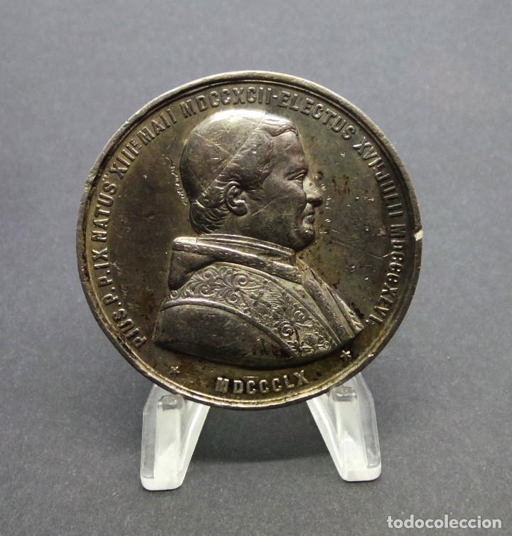 Medallas tem&aacute;ticas: PIO IX. 1860. MASSONNET EDITEUR. - Foto 1