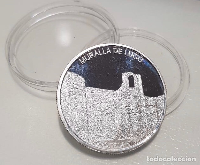 Medallas tem&aacute;ticas: Moneda Catedral y Muralla de Lugo - Foto 2