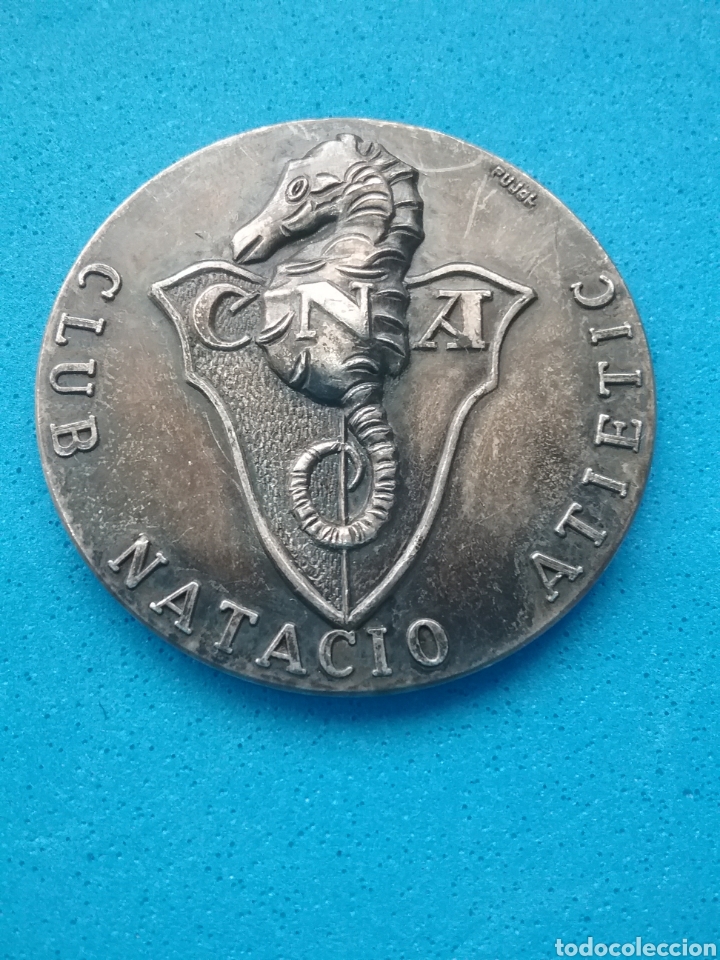 Medallas tem&aacute;ticas: Medalla Club Nataci&oacute;n Atletic. Fiestas de la Mer&ccedil;e XLVI. Travesia a nado Puerto de Barcelona 1973