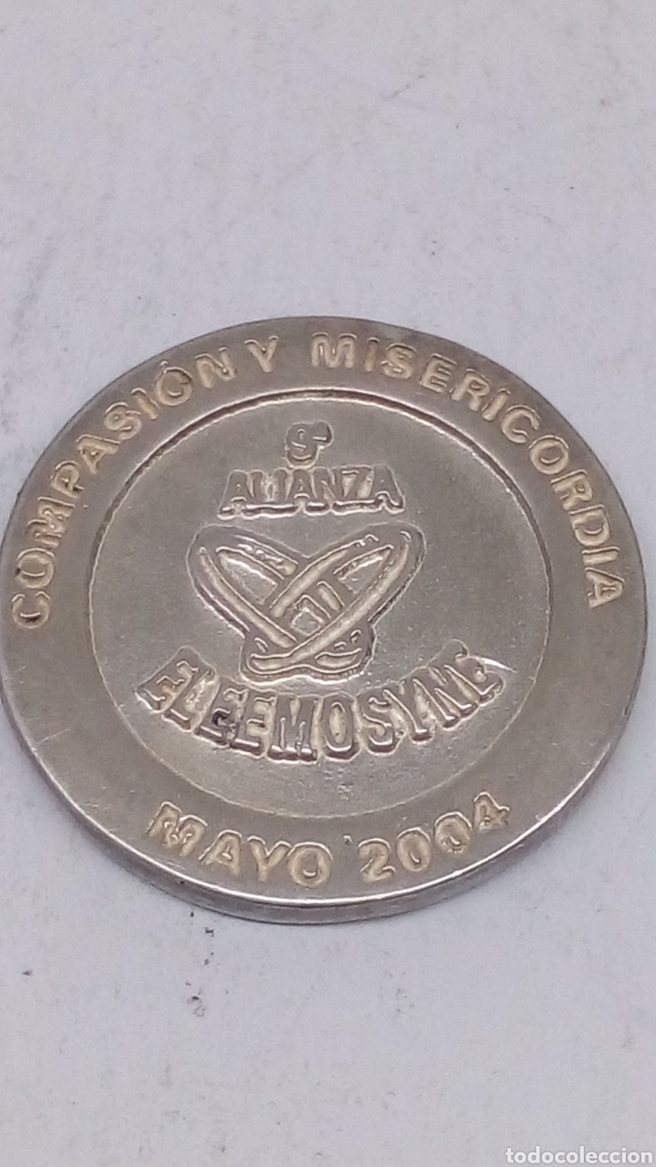 Medallas tem&aacute;ticas: Moneda de plata religiosa comunidad santo tomas - Foto 2