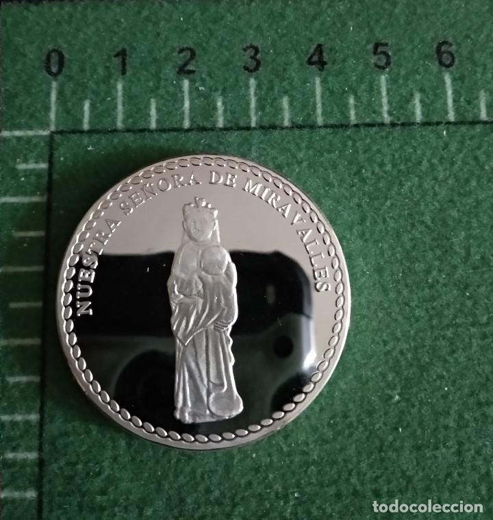 Medalhas tem&aacute;ticas: MONEDA MEDALLA NTRA SRA DE MIRAVALLES-SANTUARIO DE MIRAVALLES-ALLER