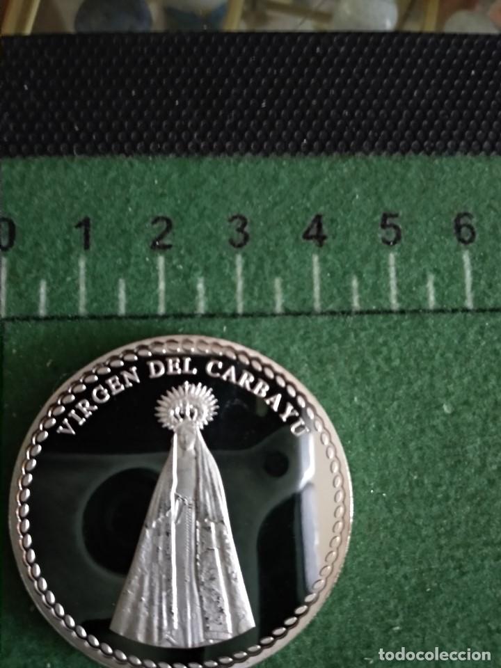 Medalhas tem&aacute;ticas: MONEDA MEDALLA VIRGEN DEL CARBAYU-SANTUARIO DEL CARBAYU-SAMA DE LANGREDO