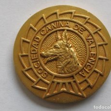 Medallas temáticas: MEDALLA SOCIEDAD CANINA DE VALENCIA , 64,20 GRAMOS/49 MM. Lote 197155135