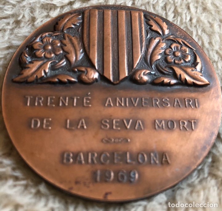 Medallas tem&aacute;ticas: Medalla Joaquim Ruyra - Foto 2