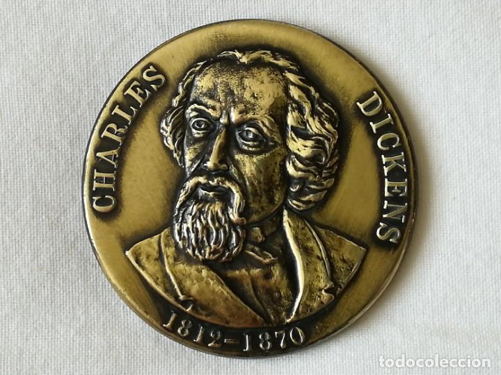 Medallas temáticas: medalla conmemorativa Charles Dickens - Foto 1 - 199498695