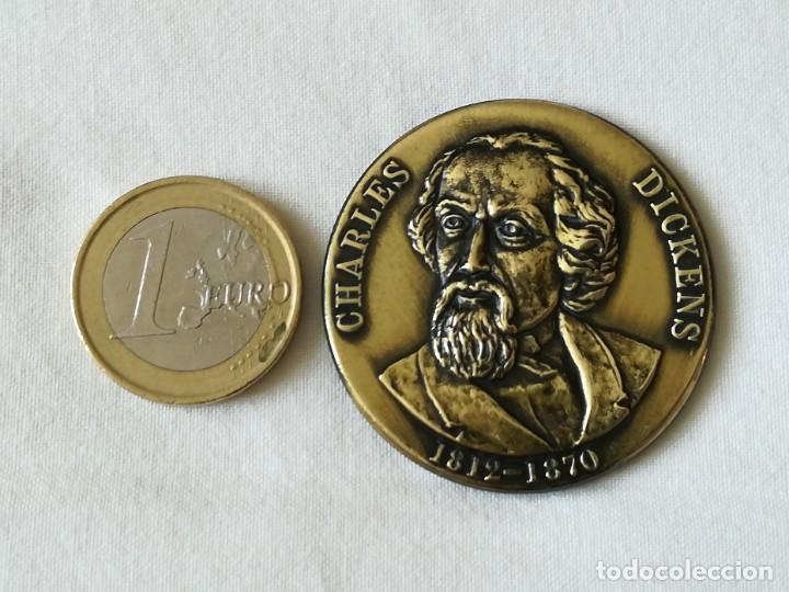 Medallas temáticas: medalla conmemorativa Charles Dickens - Foto 3 - 199498695