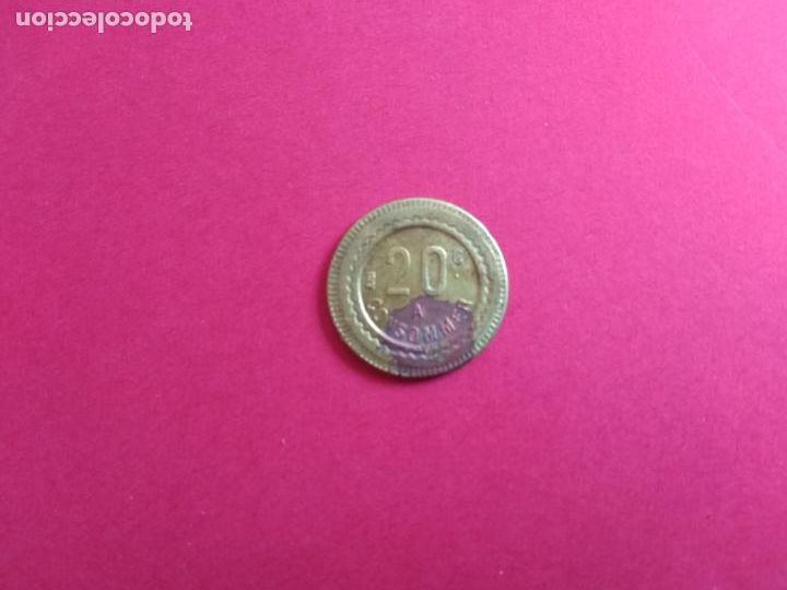 Medalhas tem&aacute;ticas: FICHA O MEDALLA O TOKEN O MONEDA DE 20 A CONSOMMER LE ROYAL