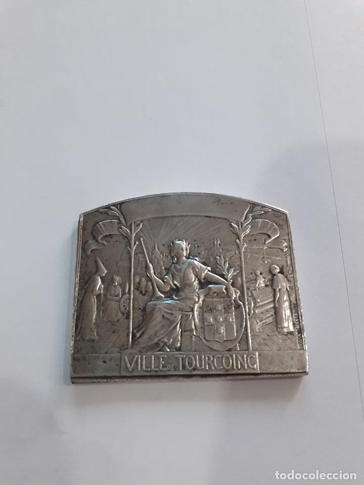 Medallas tem&aacute;ticas: Medalla Villa de Tourcoinc - Foto 1