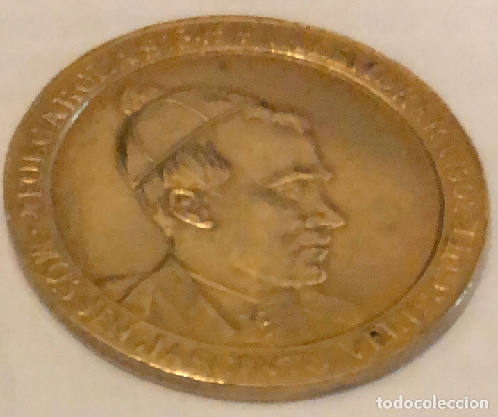 Medalhas tem&aacute;ticas: MEDALLA AL GRAN POETA CATAL&Agrave; MOSSEN JASCINTO VERDAGUER 1845-1902 .