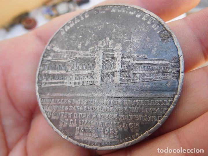 Medallas tem&aacute;ticas: Medalla de plomo o esta&ntilde;o Eugenie imperatrice 1855 - Foto 7