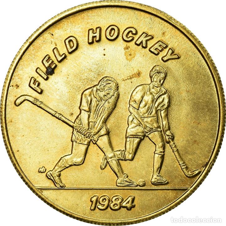 Thematische Medaillen: [#719198] Estados Unidos de Am&eacute;rica, medalla, Jeux Olympiques de Los Angeles, Field