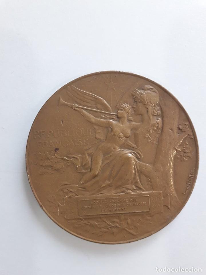 Medallas tem&aacute;ticas: Medalla exposition universelle republique francaise 1889 Louis bottee