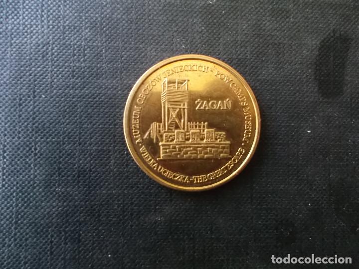 Medallas temáticas: medalla coleccionismo numismatico ciudad de Zagan Polonia - Foto 4 - 204512811