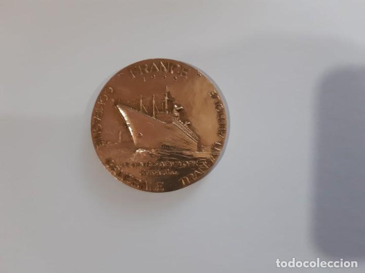 M&eacute;dailles th&eacute;matiques: Medalla Compa&ntilde;&iacute;a Transatl&aacute;ntica francesa