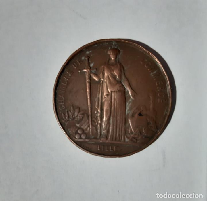 M&eacute;dailles th&eacute;matiques: Medalla de visita - C&aacute;mara de Comercio
