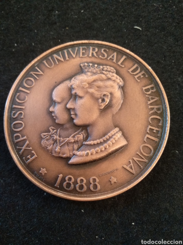 Medalhas tem&aacute;ticas: Preciosa medalla exposici&oacute;n Universal de Barcelona 1888, bronce