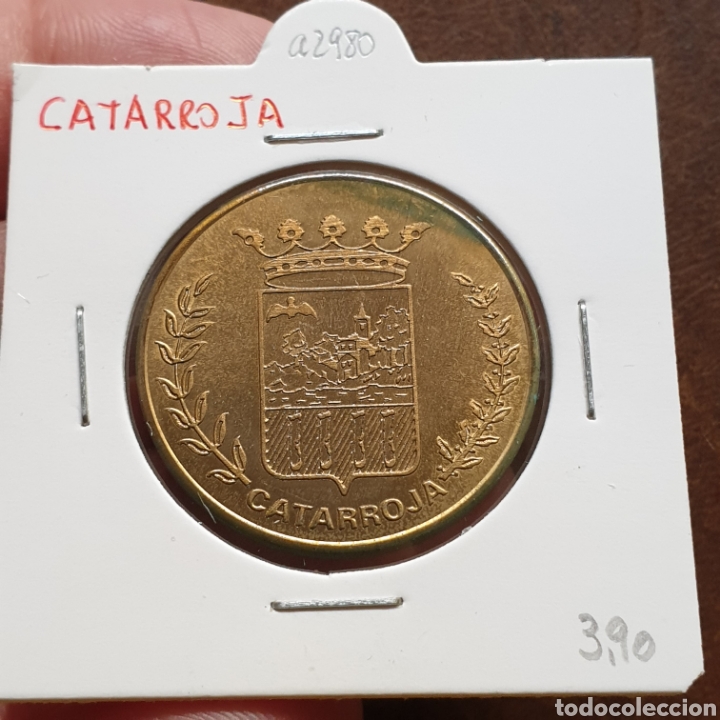 Medalhas tem&aacute;ticas: CATARROJA &ndash; Medalla 30 mm. Carta puebla Pedro IV