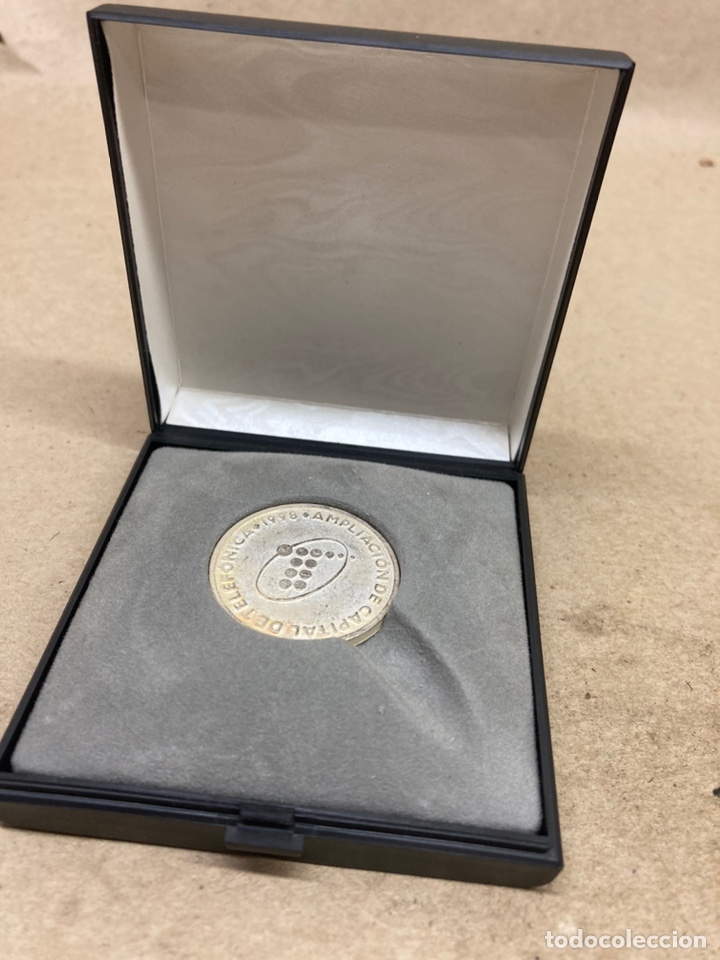 Medallas tem&aacute;ticas: Moneda plateada Telef&oacute;nica A&ntilde;o 1998 - Foto 2