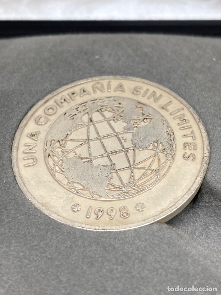 Medallas tem&aacute;ticas: Moneda plateada Telef&oacute;nica A&ntilde;o 1998 - Foto 3