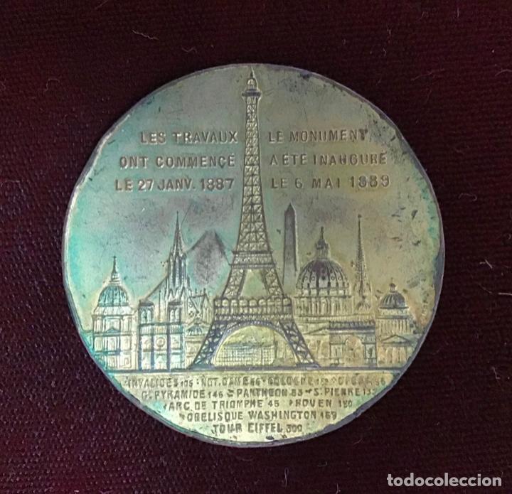 Medallas tem&aacute;ticas: MEDALLA DE LA SUBIDA A LA TORRE EIFFEL 1889 - Foto 1