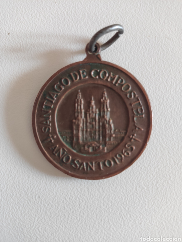 Medallas temáticas: MEDALLA SANTIAGO COMPOSTELA AÑO SANTO 1965 - Foto 2 - 213393543