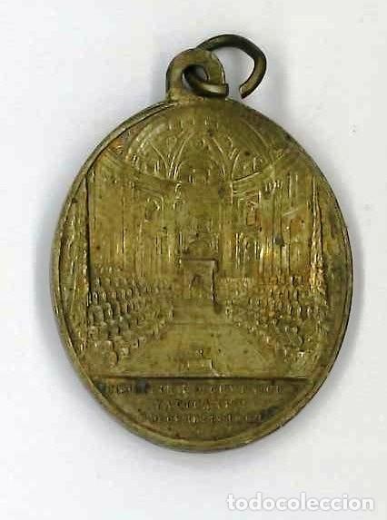 Medallas tem&aacute;ticas: Medalla antigua bronce pio IX - Foto 3