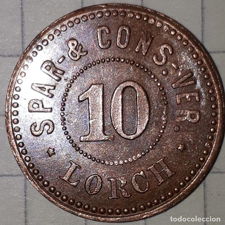 Medallas tem&aacute;ticas: FICHA TOKEN DE 10 PFENNIG - Foto 3
