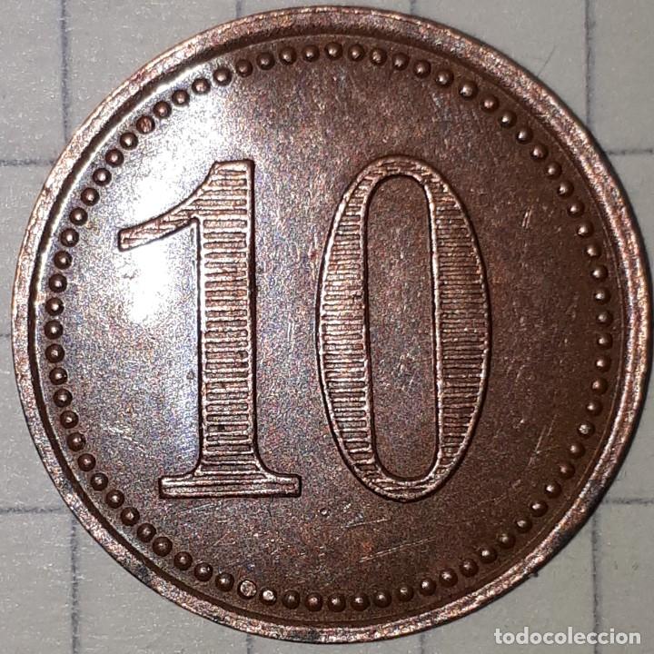 Medallas tem&aacute;ticas: FICHA TOKEN DE 10 PFENNIG - Foto 4