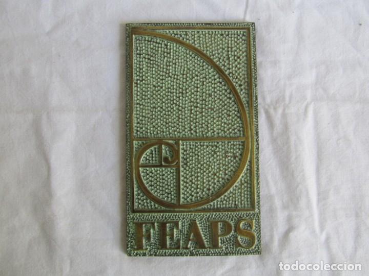 Medallas tem&aacute;ticas: Placa de bronce FEAPS - Foto 2