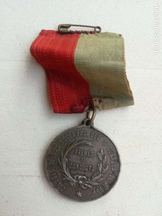 M&eacute;dailles th&eacute;matiques: MEDALLA PREMIO DE CONDUCTA COLEGIO DE LAS ESCLAVAS DEL S CORAZON DE JESUS