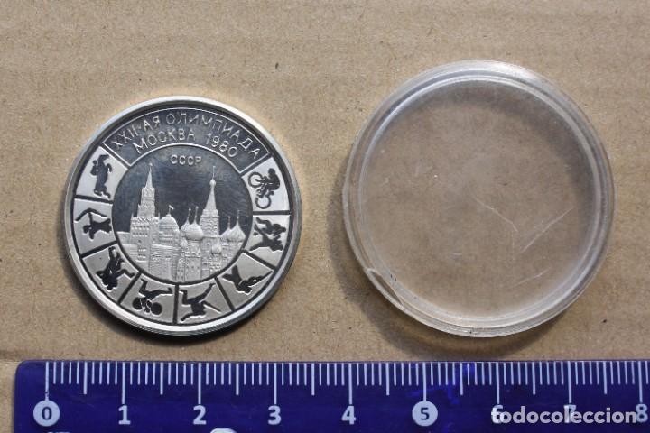 M&eacute;dailles th&eacute;matiques: MEDALLA RUSA DE PLATA ( CCCP ) DE LAS OLIMPIADAS DE MOSCU 1980