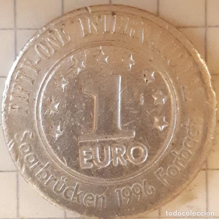 Medallas tem&aacute;ticas: FICHA TOKEN DE 1996 A IDENTIFICAR - Foto 1