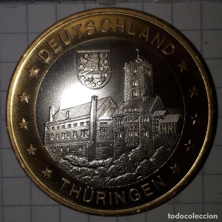 Medallas tem&aacute;ticas: MEDALLA SOUVENIR DE THURINGEN - Foto 3
