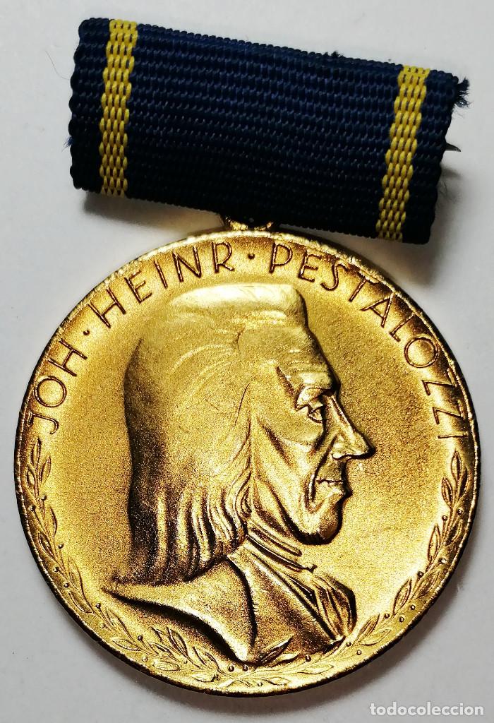 Medalhas tem&aacute;ticas: MEDALLA JOH HEINR PESTALOZZI. DORADA. REP&Uacute;BLICA DEMOCR&Aacute;TICA ALEMANA.