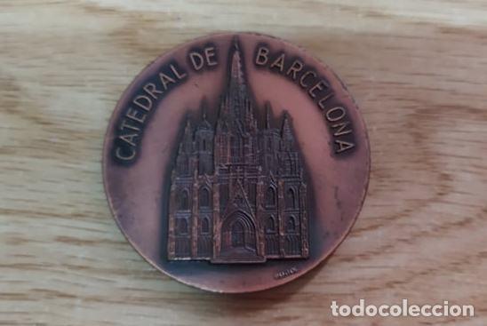 M&eacute;dailles th&eacute;matiques: MEDALLA CATEDRAL DE BARCELONA. EXPOHOGAR. MEDALLA-188