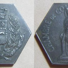 Medallas temáticas: MEDALLA DE PLATA CÁMARA DE COMERCIO DE BOURGES, JACQUES COEUR, GRABADOR A.BIGOT 28,60 GR. Lote 222853392