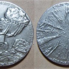 Medallas temáticas: MEDALLA DE PLATA DE ISRAEL 1971 KEREN KAYEMETH-JNF-J EWISH FONDO NACIONAL 46,60 GR STERLING 935. Lote 222854295