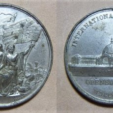 Medallas temáticas: MEDALLA DE ESTAÑO EXPOSICIÓN INTERNACIONAL DE LONDRES, 1862. Lote 223016361