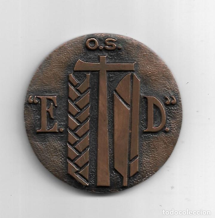 Medalhas tem&aacute;ticas: Organizaci&oacute;n Sindical Educaci&oacute;n y Descanso X demostraci&oacute;n sindical patinaje artistico Madrid 1967