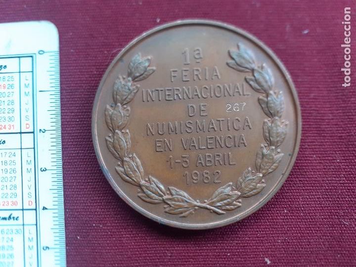 Medallas tem&aacute;ticas: Lonja de Valencia 1982. Medalla numerada - Foto 2