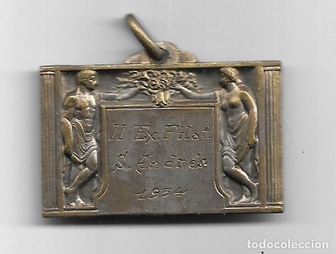 Medalhas tem&aacute;ticas: II Ex Filat S Andres 1954
