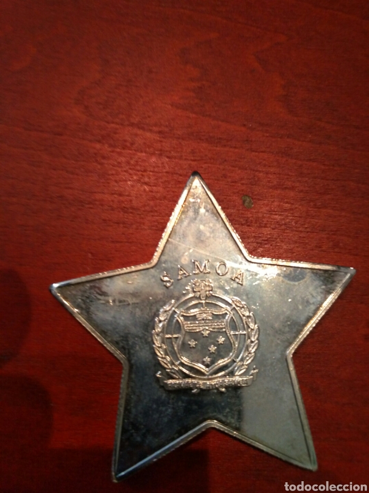 Medallas tem&aacute;ticas: SAMOA NAVIDAD FORMA ESTRELLA. - Foto 2
