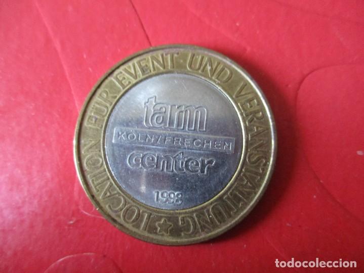 Medallas tem&aacute;ticas: Ficha de 5 tc TARM Centro frances de Colonia