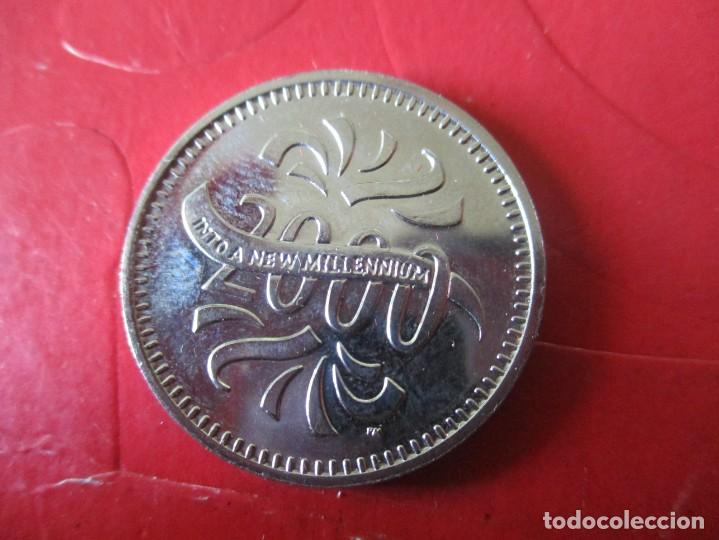 Medallas tem&aacute;ticas: Ficha del milenium 2000. Isabel I. - Foto 2