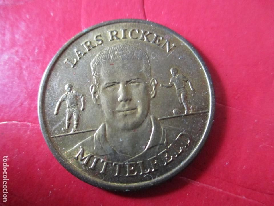 Medallas tem&aacute;ticas: Ficha de futball. Lars Ricken