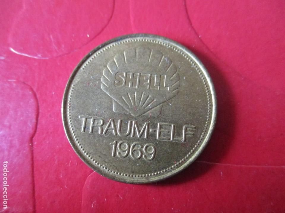 Medallas tem&aacute;ticas: Ficha de Shell. Traum-elf 1969. Willi Schulz - Foto 2