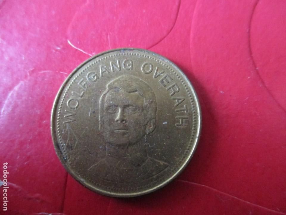 Medallas tem&aacute;ticas: Ficha de la shell. 1969. Wolfgang overath