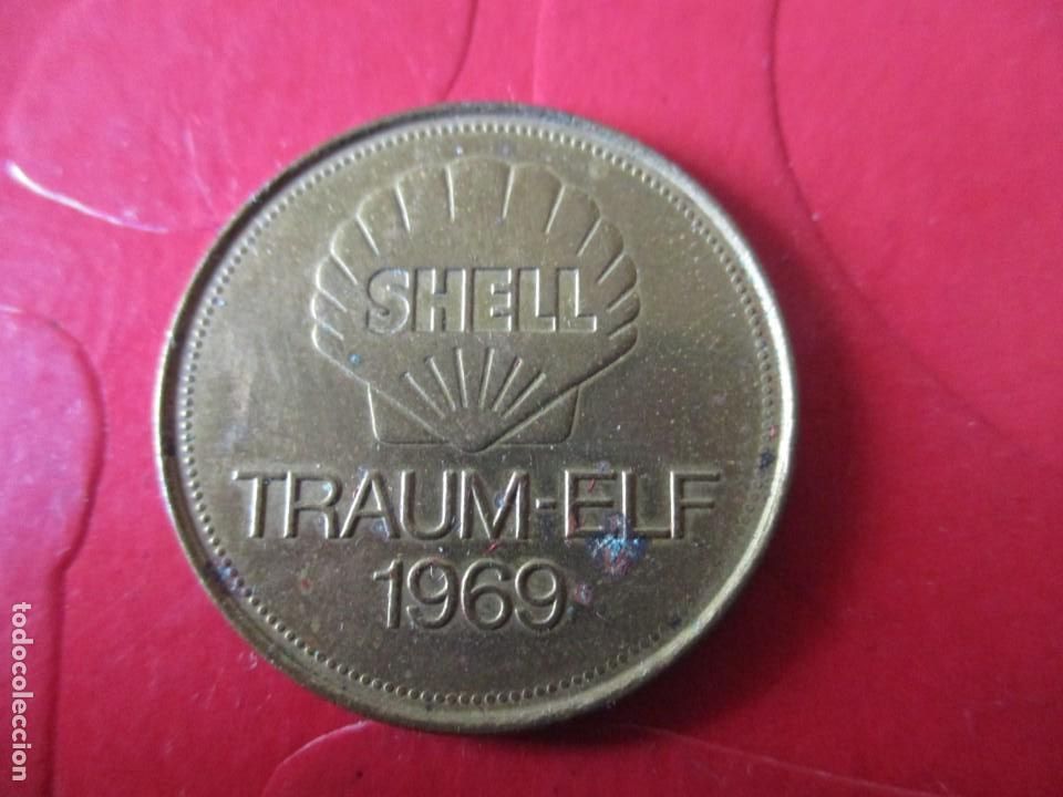 Medallas tem&aacute;ticas: Ficha de la shell. 1969. Wolfgang overath - Foto 2
