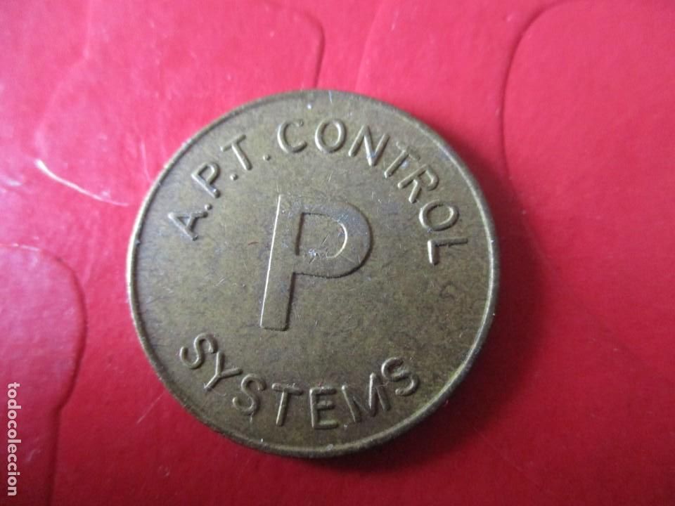 Medallas tem&aacute;ticas: Ficha P  a.p.t. control sistems